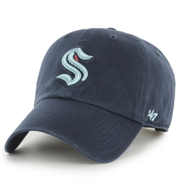 Seattle Kraken Men's 47 Brand Clean Up Adjustable Hat Seattle Kraken Men's 47 Brand Clean Up Adjustable Hat