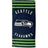 Seattle Seahawks Striped Beach Towel