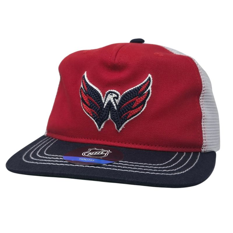 Washington Capitals NHL Youth Structured Adjustable Hat Washington Capitals NHL Youth Structured Adjustable Hat