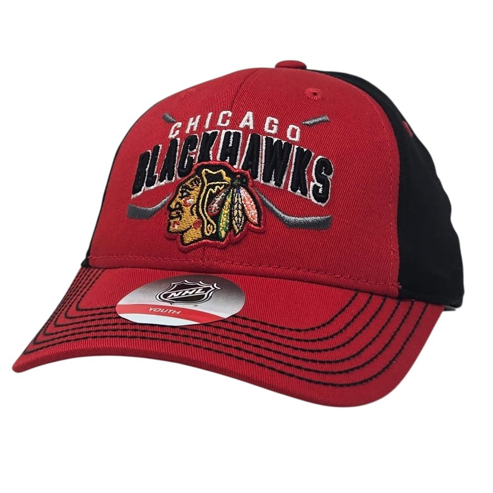 Chicago Blackhawks NHL Youth Structured Adjustable Hat