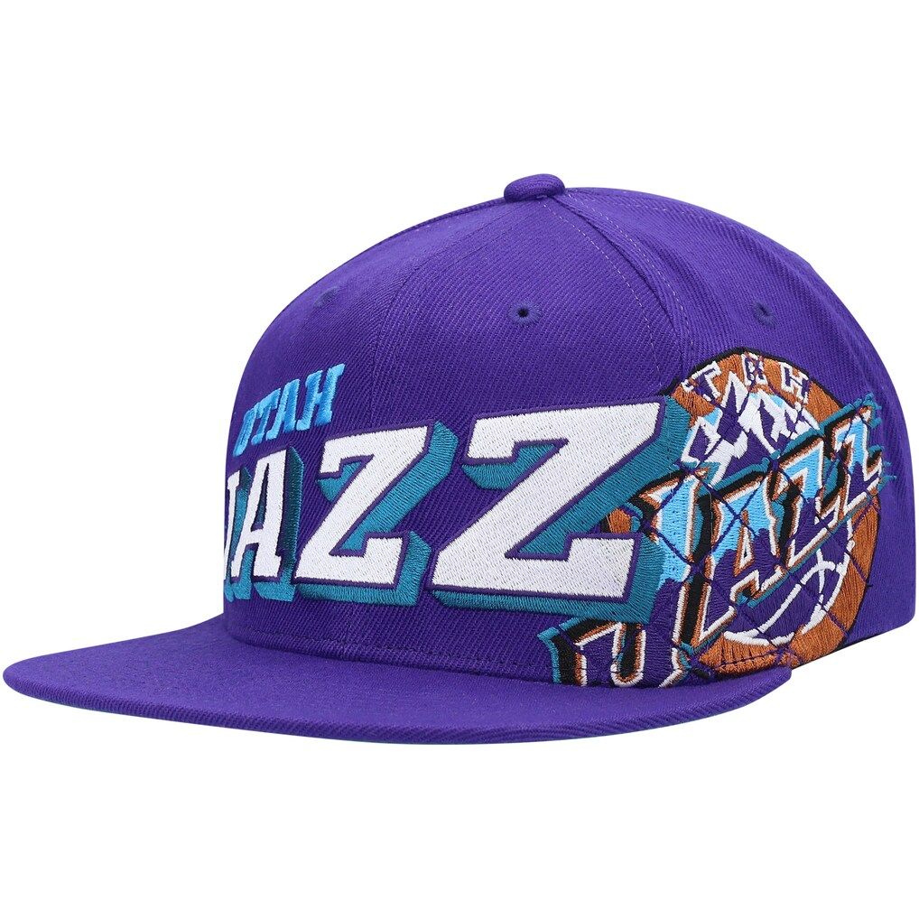 Utah Jazz Men’s The Grid Mitchell & Ness Snapback Hat Utah Jazz Men’s The Grid Mitchell & Ness Snapback Hat