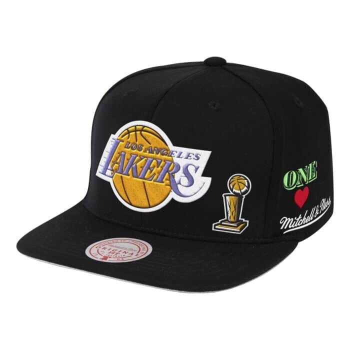 Los Angeles Lakers Men’s Hyperlocal Mitchell & Ness Snapback Hat Los Angeles Lakers Men’s Hyperlocal Mitchell & Ness Snapback Hat