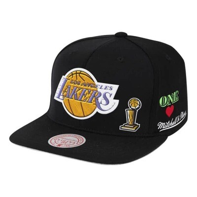 Los Angeles Lakers Men’s Hyperlocal Mitchell & Ness Snapback Hat Los Angeles Lakers Men’s Hyperlocal Mitchell & Ness Snapback Hat