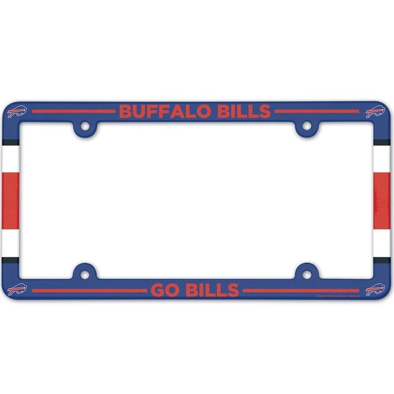 Buffalo Bills Plastic License Plate Frame Buffalo Bills Plastic License Plate Frame