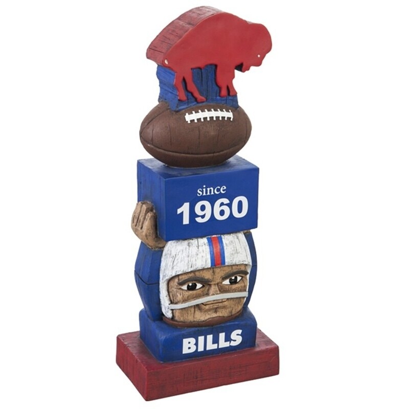 Buffalo Bills Retro Tiki Totem Team Statue