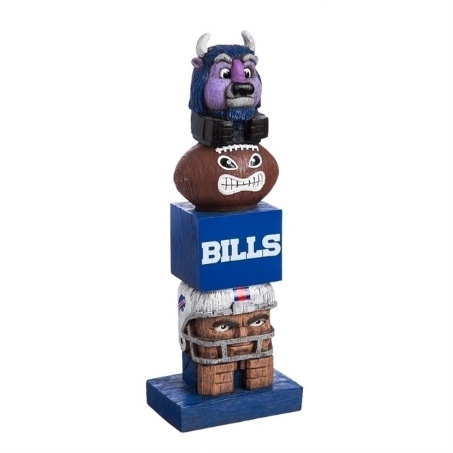 Buffalo Bills Tiki Totem Team Statue