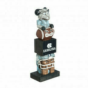 North Carolina Tar Heels Tiki Totem Team Statue