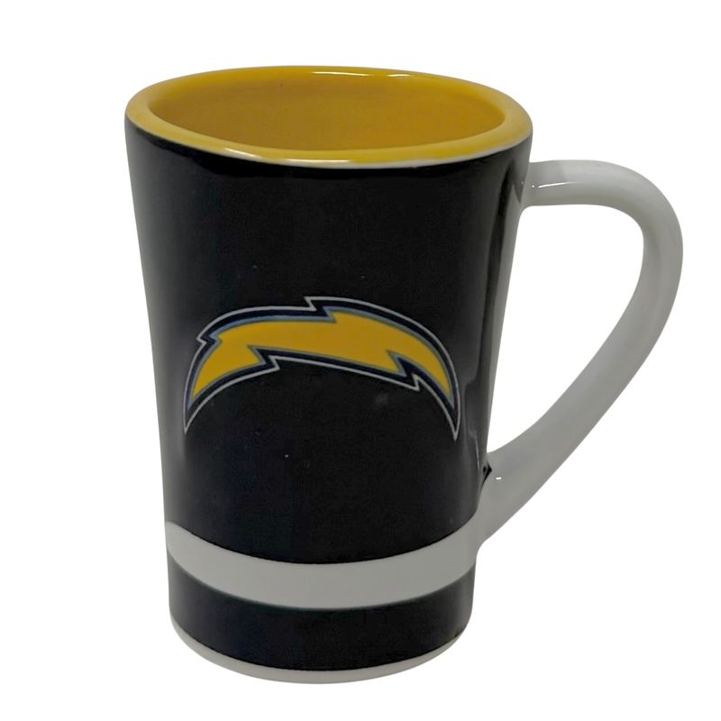 Los Angeles Chargers 2 Ounce Relief Mug Shot Glass Los Angeles Chargers 2 Ounce Relief Mug Shot Glass