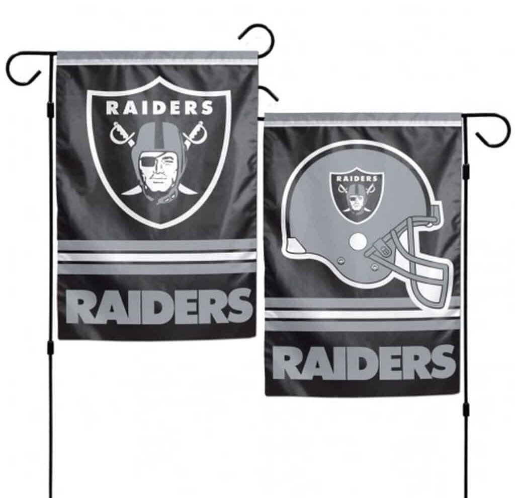 Las Vegas Raiders 12.5" x 18" Premium 2-Sided Garden Flag