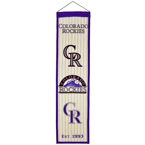 Colorado Rockies 8 Colorado Rockies 8" x 32" Heritage Banner