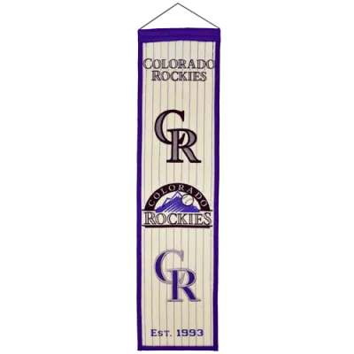 Colorado Rockies 8 Colorado Rockies 8" x 32" Heritage Banner