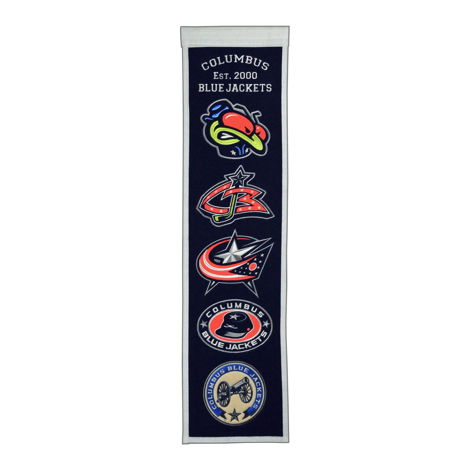 Columbus Blue Jackets 8" x 32" Heritage Banner