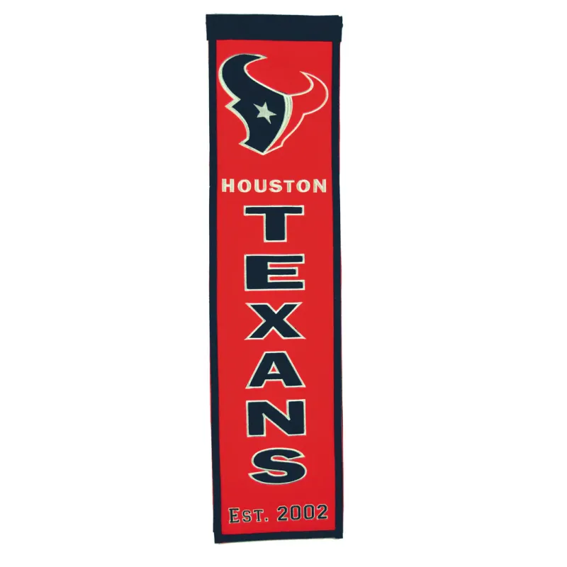 Houston Texans 8" x 32" Heritage Banner