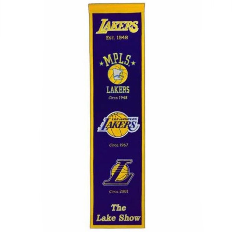 Los Angeles Lakers 8" x 32" Heritage Banner