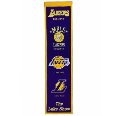 Los Angeles Lakers 8" x 32" Heritage Banner