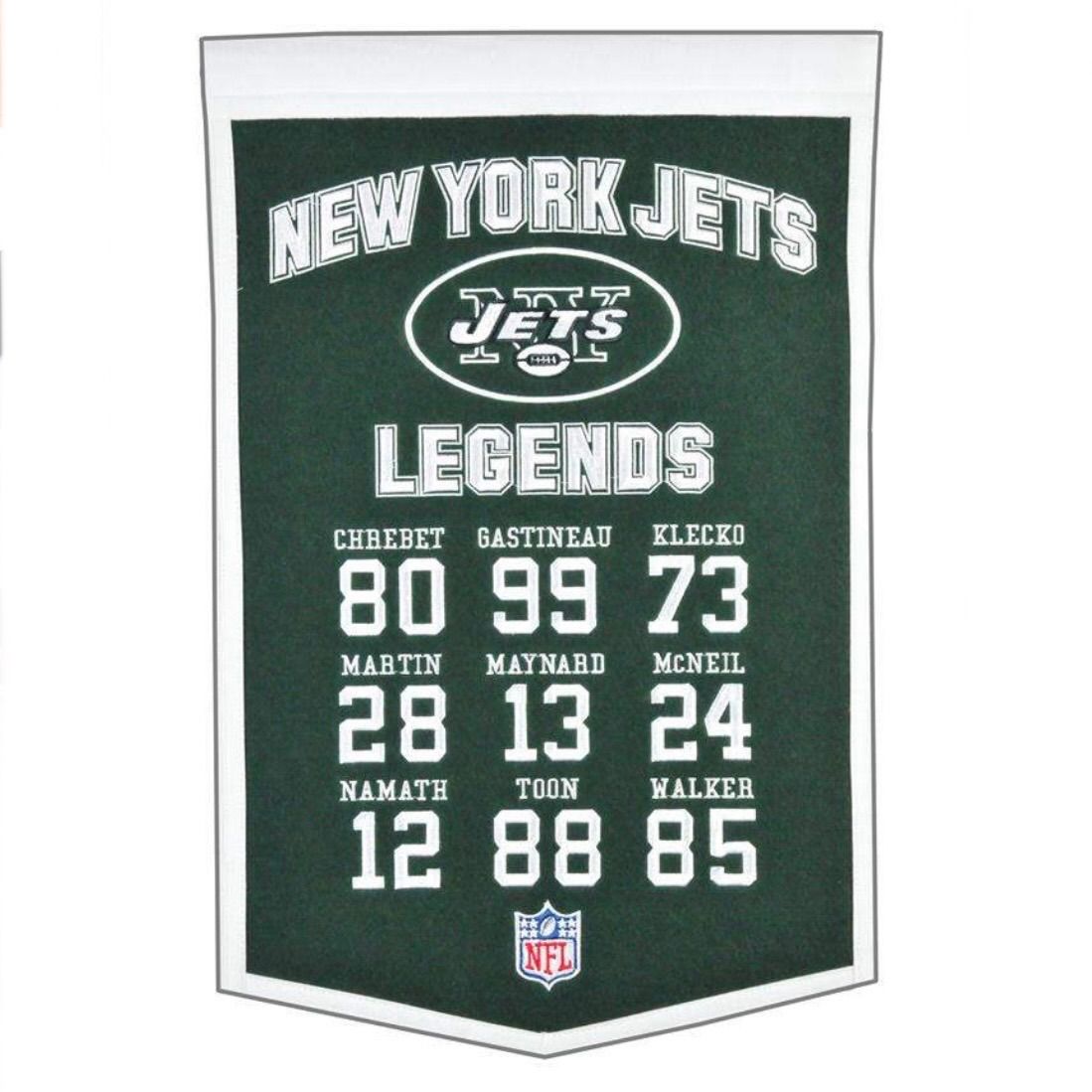 New York Jets Legends Banner New York Jets Legends Banner