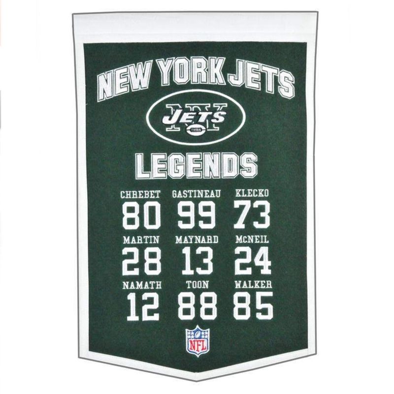New York Jets Legends Banner New York Jets Legends Banner