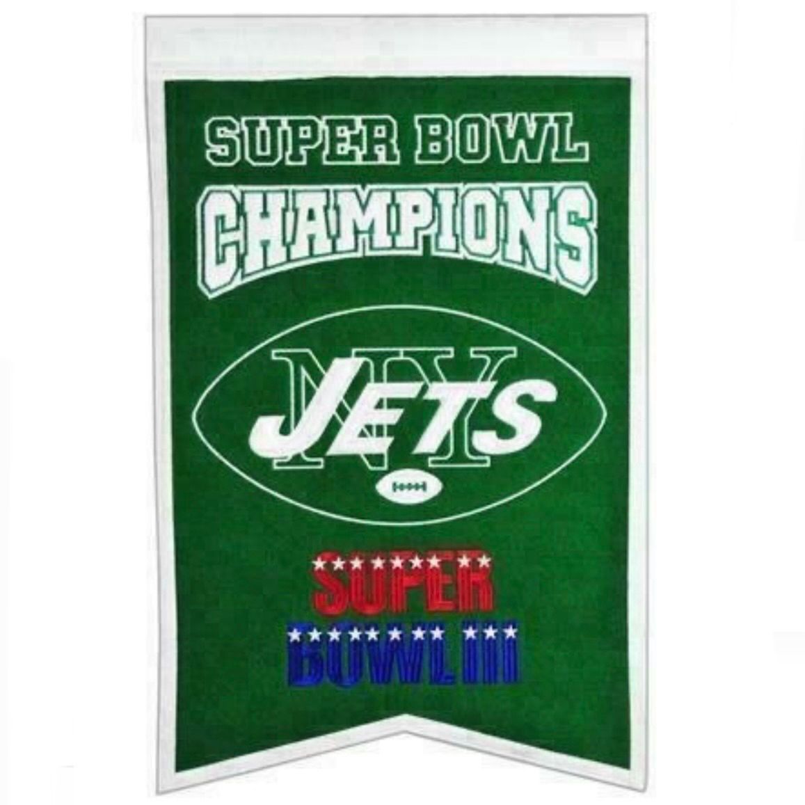 New York Jets Super Bowl III Champions Banner
