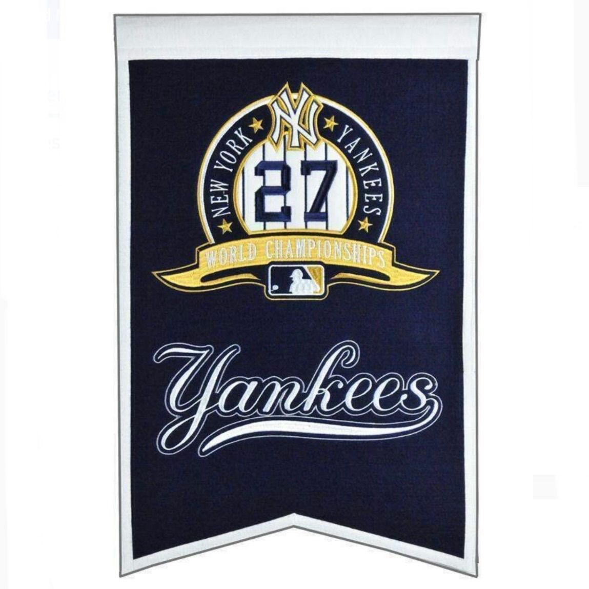 New York Yankees 14” x 22” 27 Time World Champions Banner