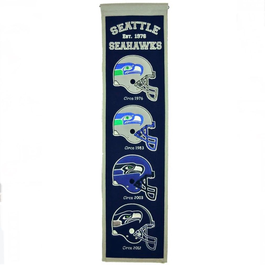 Seattle Seahawks 8” x 32” Heritage Banner