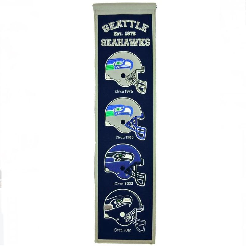 Seattle Seahawks 8” x 32” Heritage Banner Seattle Seahawks 8” x 32” Heritage Banner