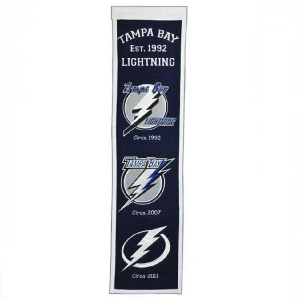 Tampa Bay Lightning 8" x 32" Heritage Banner