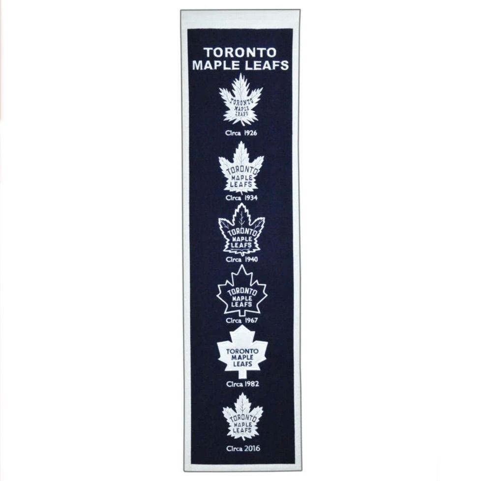 Toronto Maple Leafs 8" x 32" Heritage Banner