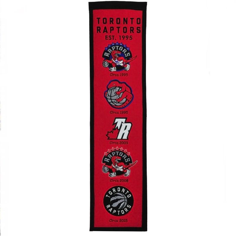 Toronto Raptors 8" x 32" Heritage Banner