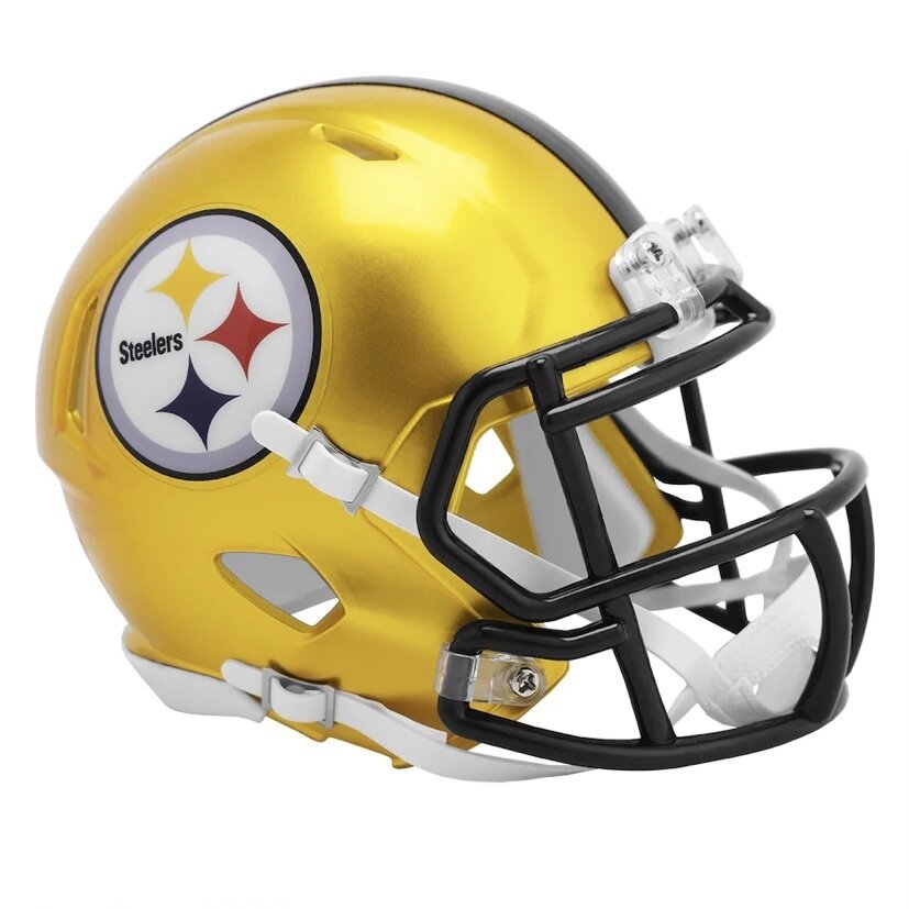 Pittsburgh Steelers Riddell Flash Alternate Revolution Speed Mini Helmet Pittsburgh Steelers Riddell Flash Alternate Revolution Speed Mini Helmet