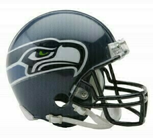 Seattle Seahawks Riddell VSR4 Mini Helmet Seattle Seahawks Riddell VSR4 Mini Helmet