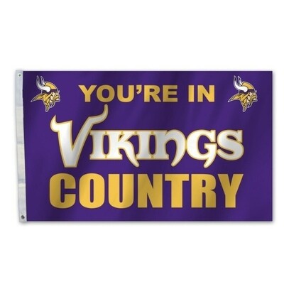 Minnesota Vikings Country 3' x 5' Flag