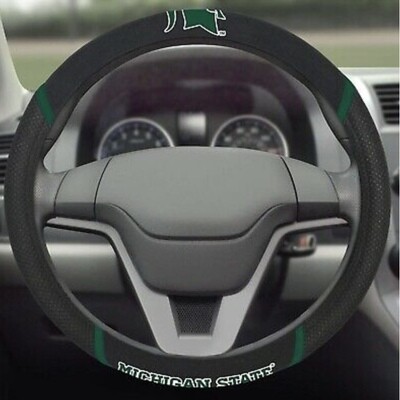 Michigan State Spartans Embroidered Car Steering Wheel Cover