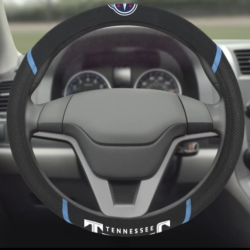 Tennessee Titans Embroidered Car Steering Wheel Cover