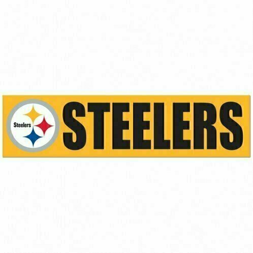Pittsburgh Steelers 3 Pittsburgh Steelers 3" x 12" Bumper Sticker