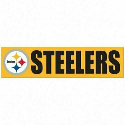 Pittsburgh Steelers 3 Pittsburgh Steelers 3" x 12" Bumper Sticker