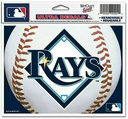 Tampa Bay Rays 4.5 Tampa Bay Rays 4.5" x 5.75" Ultra Decal