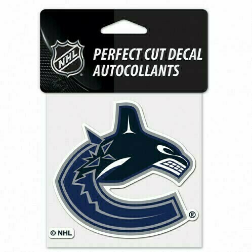 Vancouver Canucks Logo 4 Vancouver Canucks Logo 4" x 4" Perfect Cut Color Decal