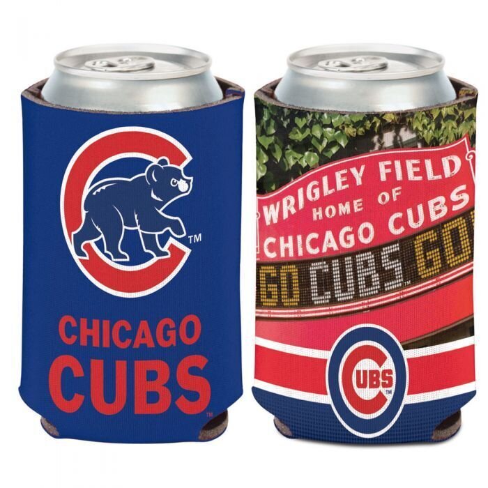 Chicago Cubs Wrigley Field 12 Ounce Can Cooler Koozie Chicago Cubs Wrigley Field 12 Ounce Can Cooler Koozie