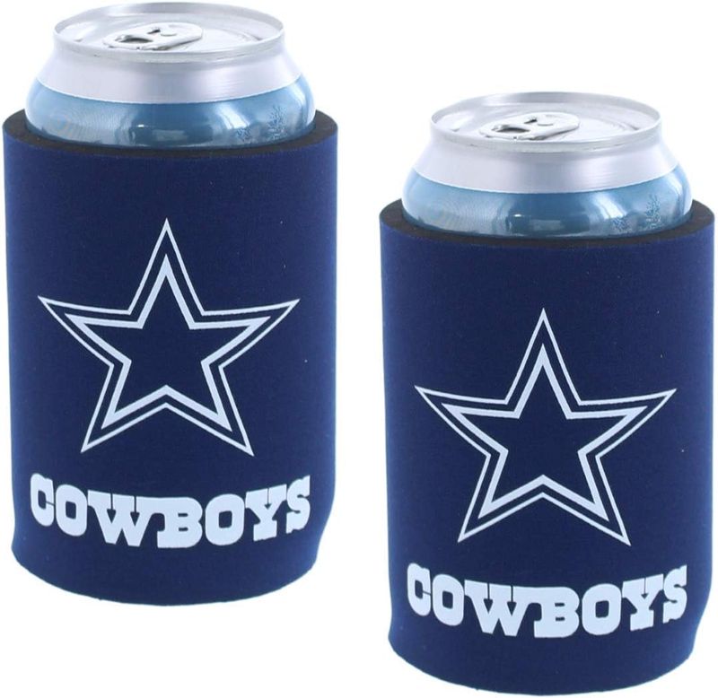 Dallas Cowboys Blue 12 Ounce Can Cooler Koozie