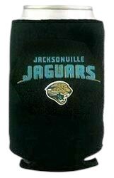 Jacksonville Jaguars Black 12 Ounce Can Cooler Koozie