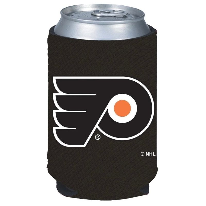 Philadelphia Flyers Black 12 Ounce Can Cooler Koozie