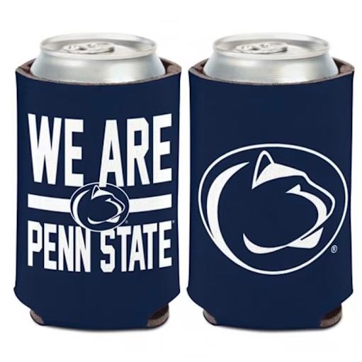 Penn State Nittany Lions WE ARE 12 Ounce Can Cooler Koozie Penn State Nittany Lions WE ARE 12 Ounce Can Cooler Koozie