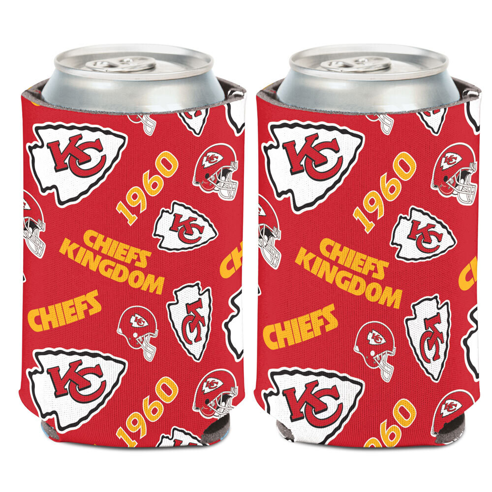 Kansas City Chiefs 12 Ounce Can Cooler Koozie Kansas City Chiefs 12 Ounce Can Cooler Koozie