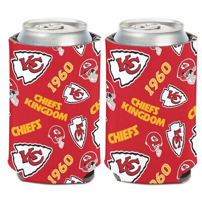 Kansas City Chiefs 12 Ounce Can Cooler Koozie Kansas City Chiefs 12 Ounce Can Cooler Koozie