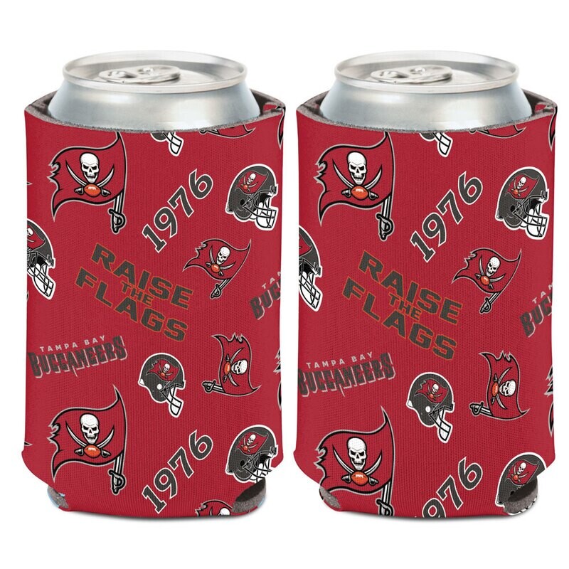 Tampa Bay Buccaneers Established 12 Ounce Can Cooler Koozie Tampa Bay Buccaneers Established 12 Ounce Can Cooler Koozie