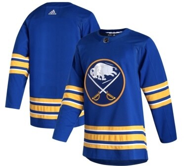 Buffalo Sabres Men's Blue Adidas Blank Home Jersey