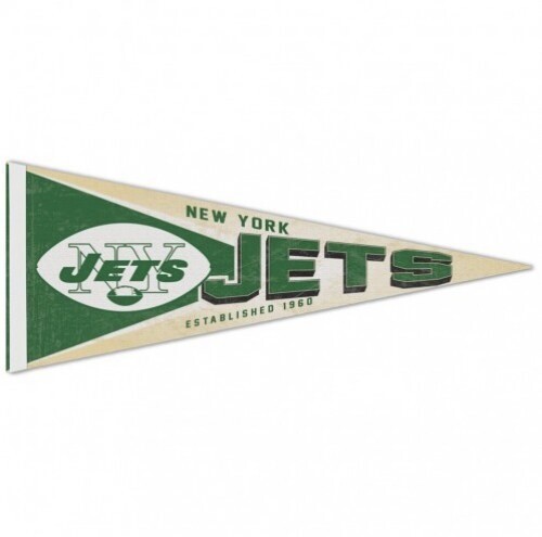 New York Jets Retro 12 New York Jets Retro 12" x 30" Premium Pennant