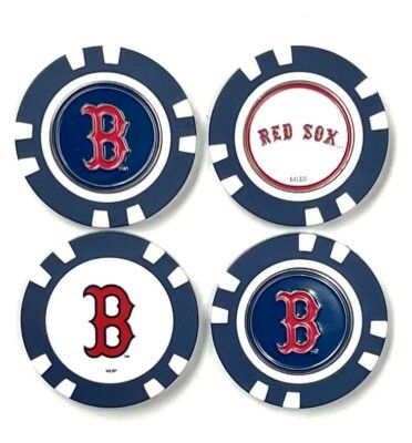 Boston Red Sox Golf Ball Marker Poker Chip