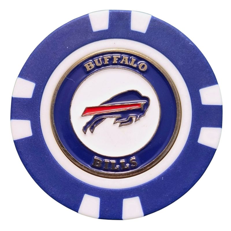 Buffalo Bills NFL Golf Ball Marker Poker Chip