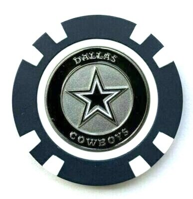 Dallas Cowboys Golf Ball Marker Poker Chip